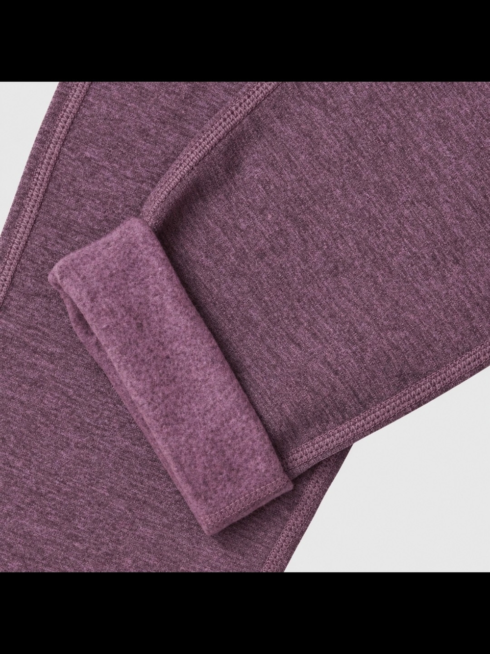 Girls Plush Lined Leggings - Heather